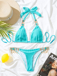 Women's Jacquard Bikini Set | Sexy Two-Piece Swimwear | GFIT Beachwear - GFIT SPORTS