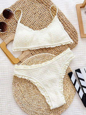 Women's Sexy White Bikini Set - Trend Lace Beachwear - GFIT SPORTS