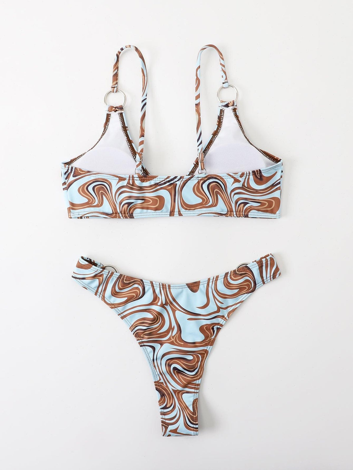 GFIT® Sexy Light Blue Printing Bikini Sets - GFIT SPORTS
