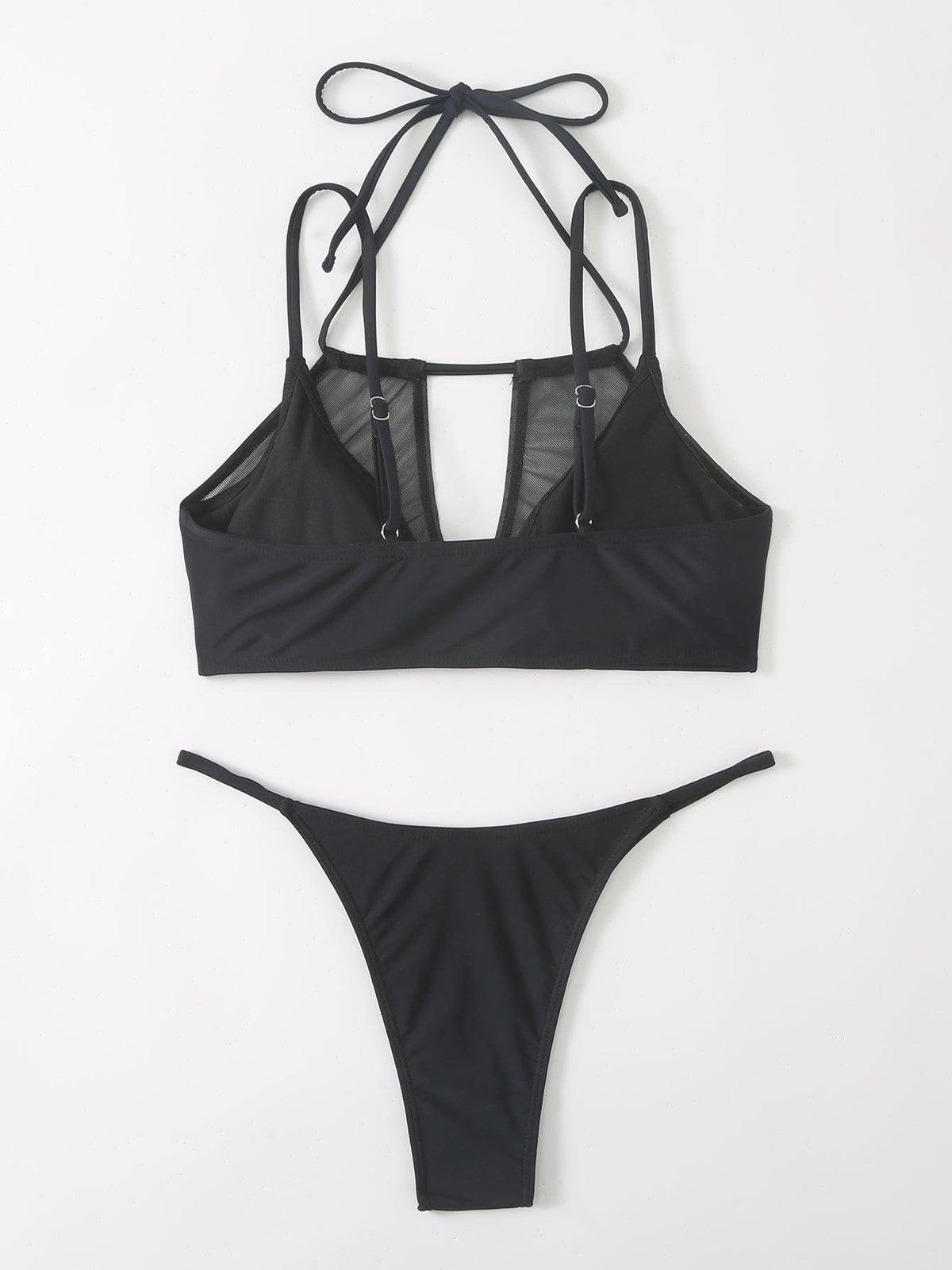 Sexy Lace Bikini Set - Black Swimwear for Women, GFIT - GFIT SPORTS