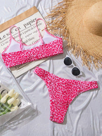 Women's Leopard Print Bikini Set - Designer Beach Swimwear | GFIT - GFIT SPORTS